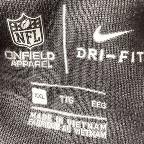 Nike Men's NFL Pittsburgh Steelers Dri-Fit Hooded Full Zip Jacket Gray Size XXL - Picture 3 of 10